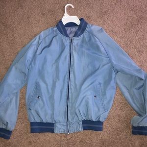 Baby blue Bomber Jacket